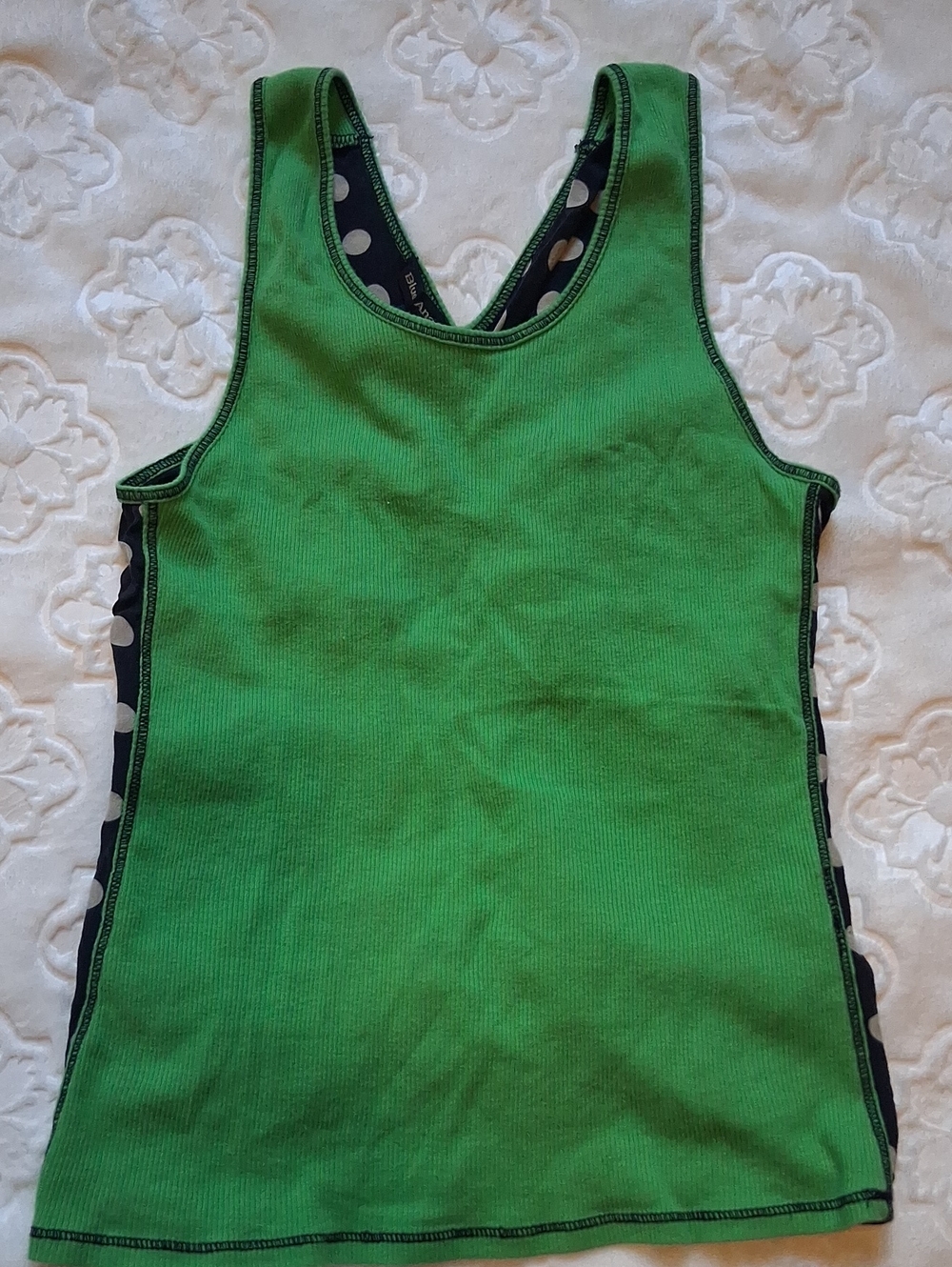 Women’s Green Reversible Tank Top